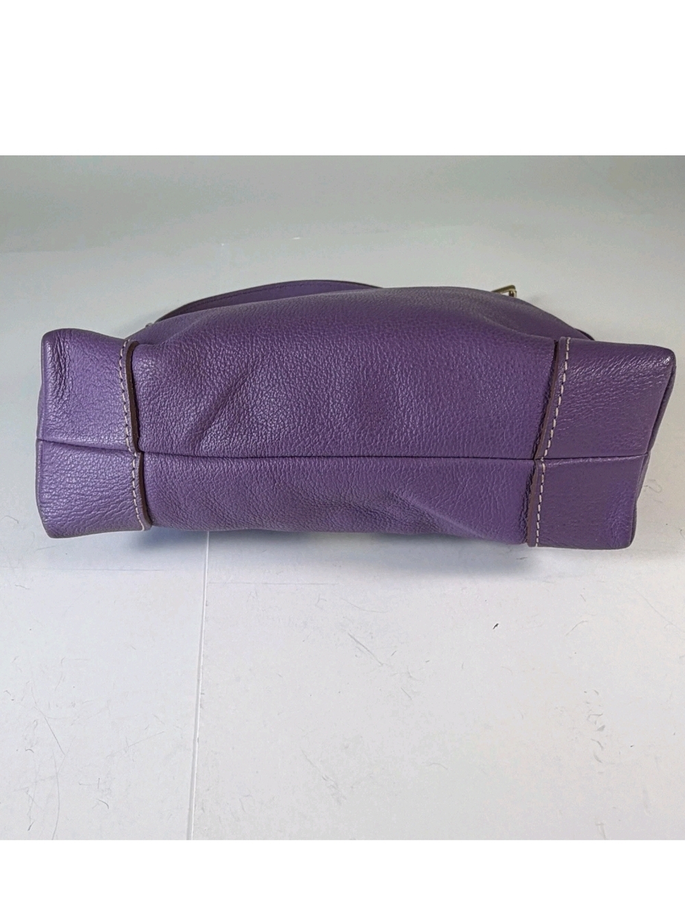 Dooney & Bourke Purple Leather Crossbody Bag - Picture 6 of 16
